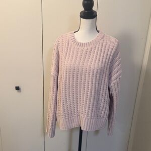 Pink Republic Light Pink Textured Sweater